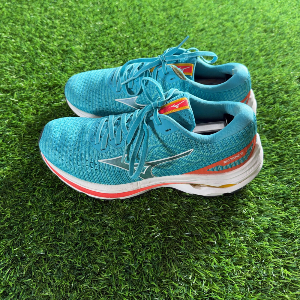 Mizuno Women's Wave Inspire 18 Running Shoes Turquoise‎ Blue